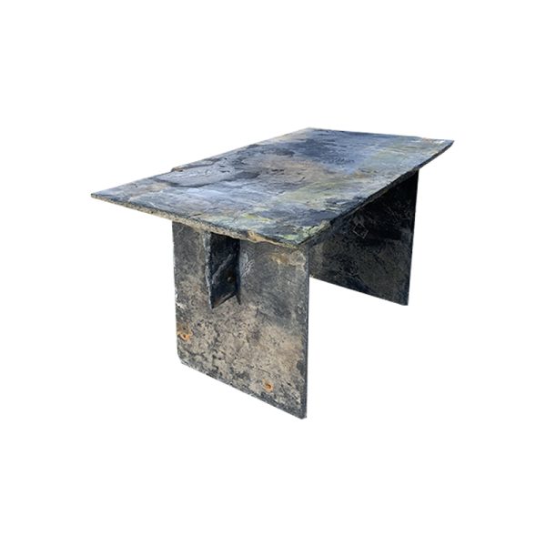 table in reclaimed slate