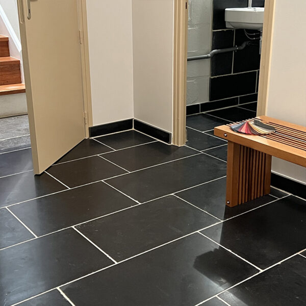 black flagstone implementation