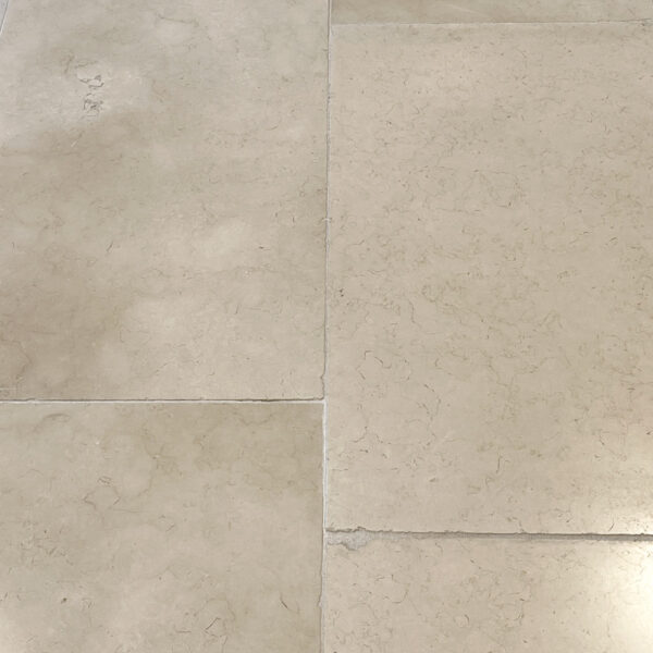 Cream coloured interior paving