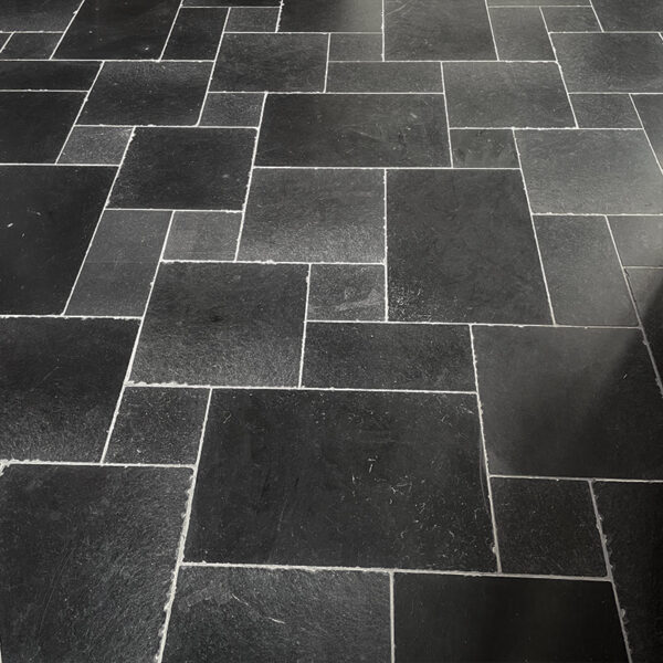 natural black stone flagstone