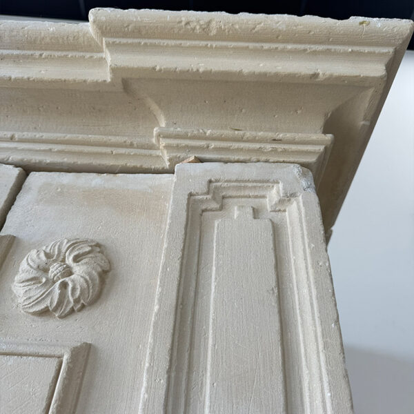 stone fireplace mantel cornice