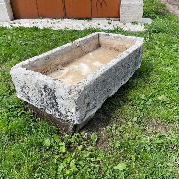rustic stone trough