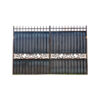 Classic spiked wrought steel gates