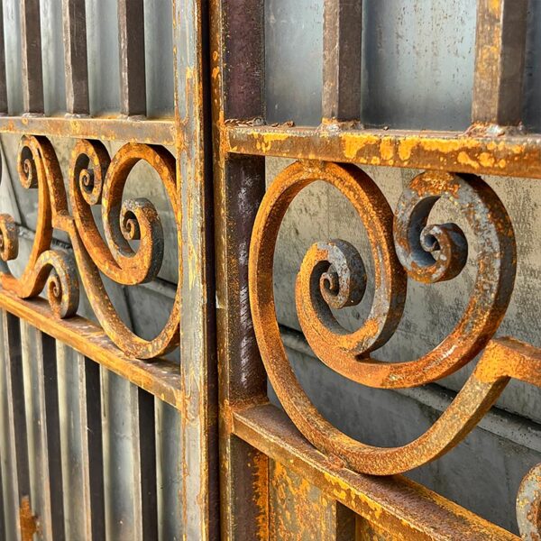 Classic newly made spiked gates