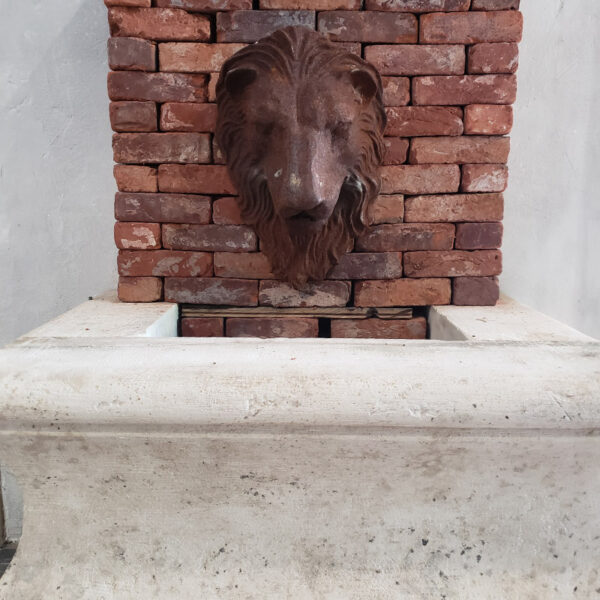 antique fountain for rustic garden