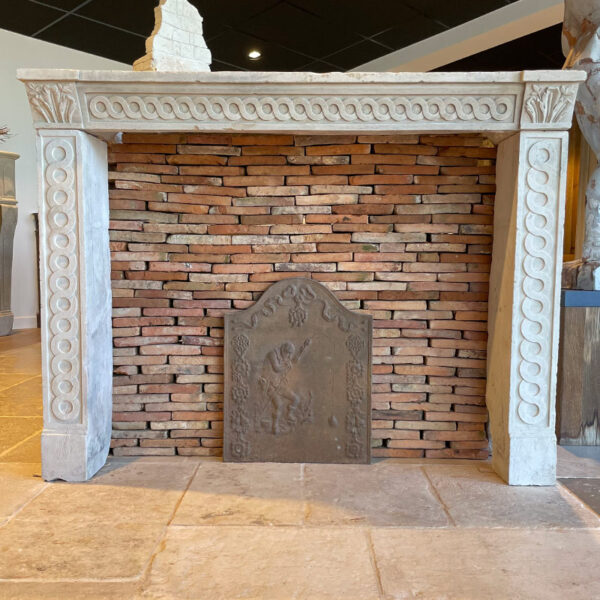 antique louis XVI fireplace in perfect condition