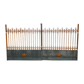 antique wrought iron gate width 4m