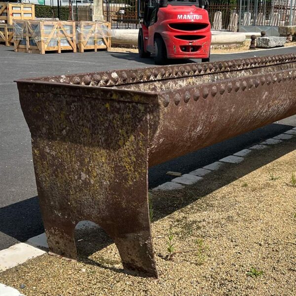 industrial style iron trough