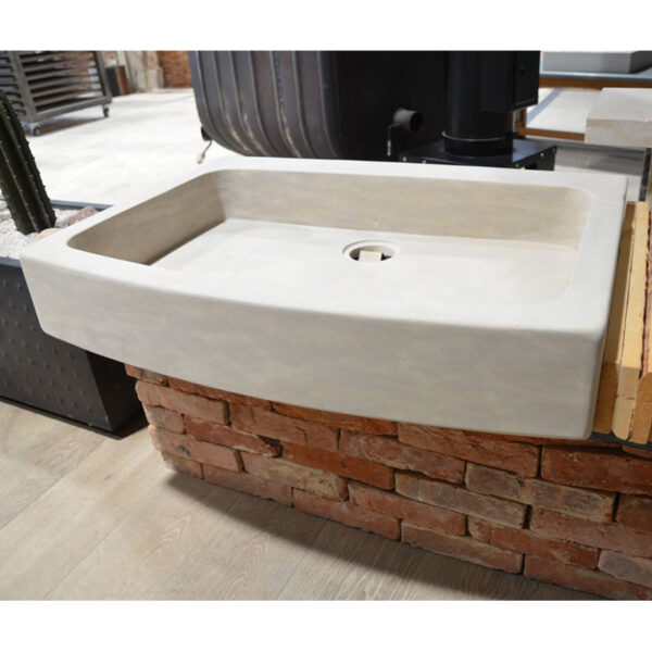 rectangular sink with rounded corners