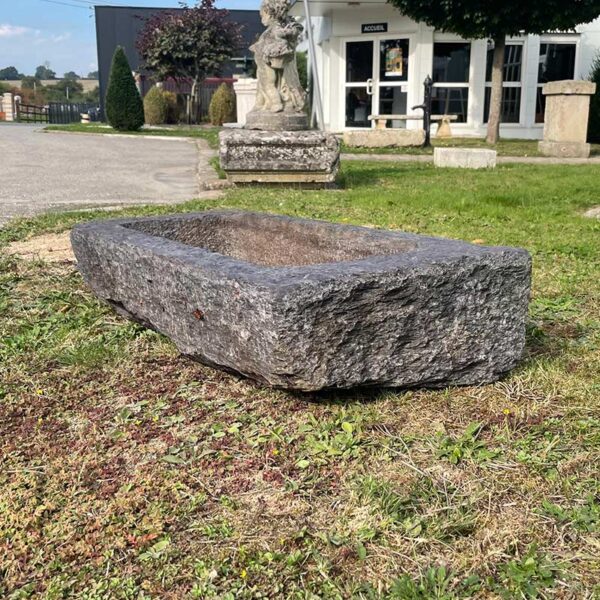 antique slate trough for exterior decoration