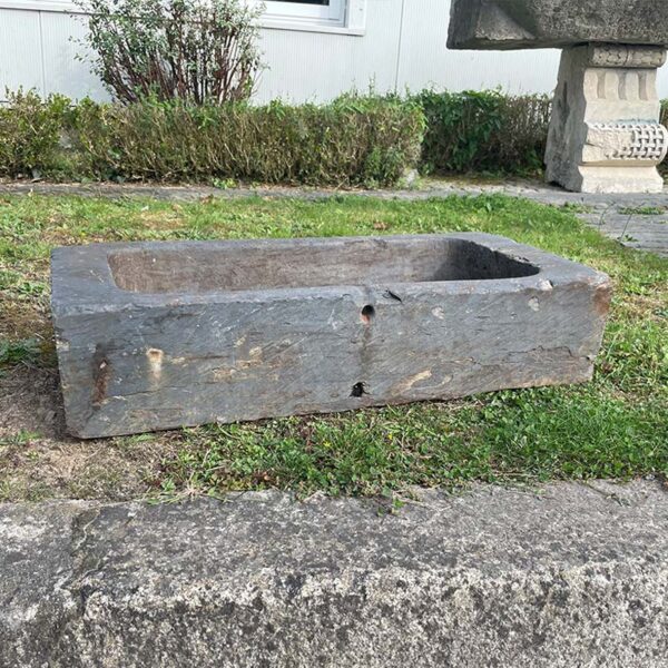 patinated slate trough rectangular