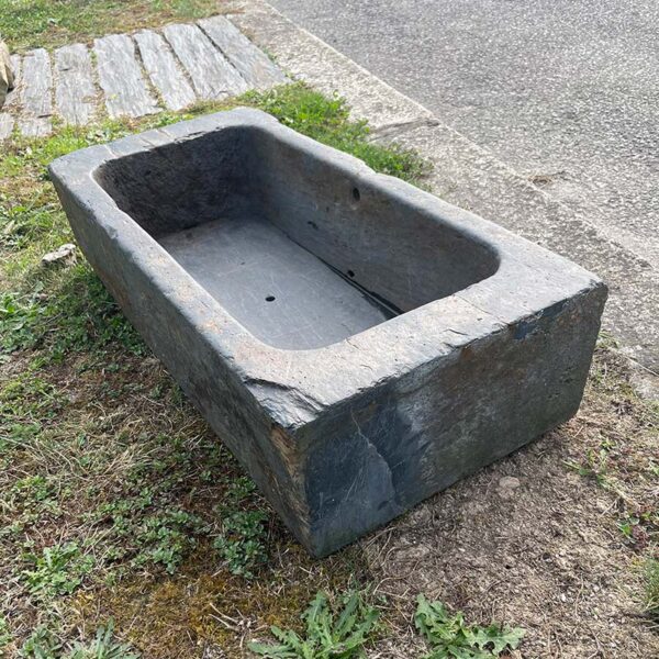 rectangular slate trough