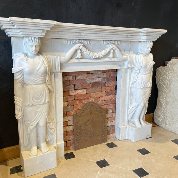 antique fireplace from the 1920s