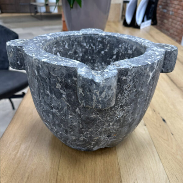 genuine antique marble mortar