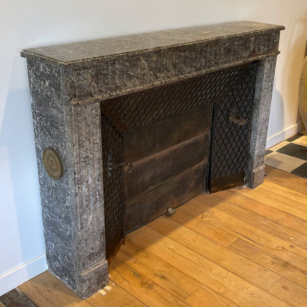 Louis XVI style marble fireplace