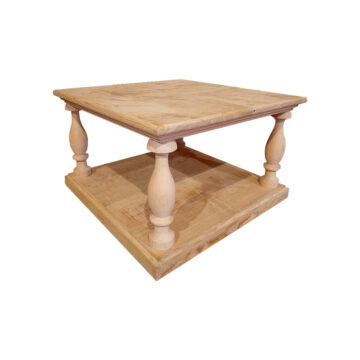 raw oak coffee table