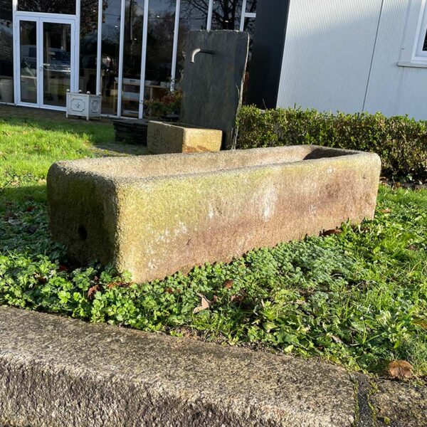 beautiful reclaimed granite trough