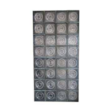 decorative glass panels in art deco style