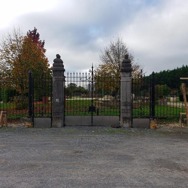 huge antique entrance gateway
