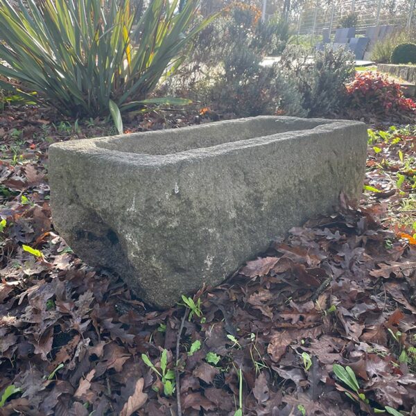 rectangular granite trough
