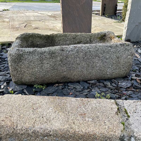 rustic trough with irregular edges
