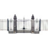 splendid antique entrance gateway gate, railings and pillars