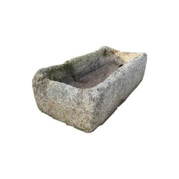very rustic antique granite trough