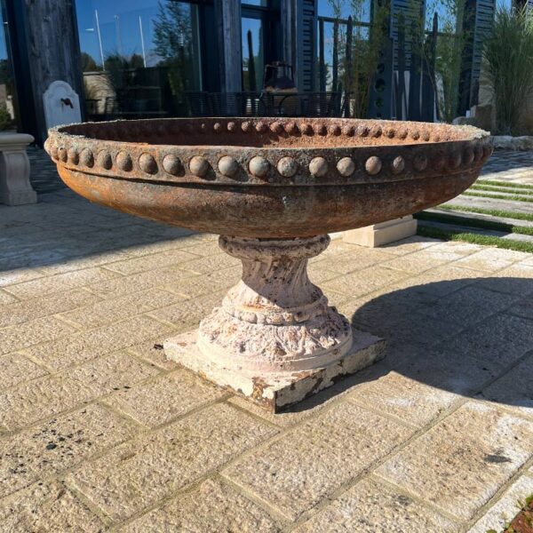 antique cast iron bowl