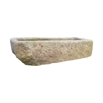 antique granite stone trough