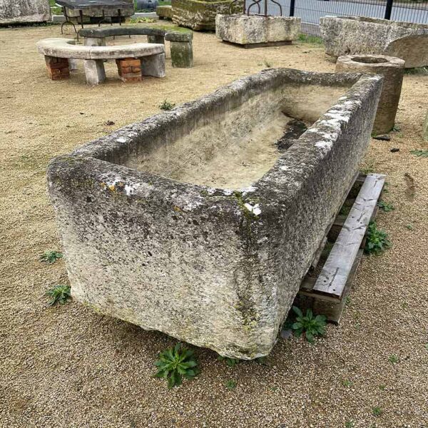 antique large size trough