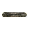 antique rectangular limestone trough