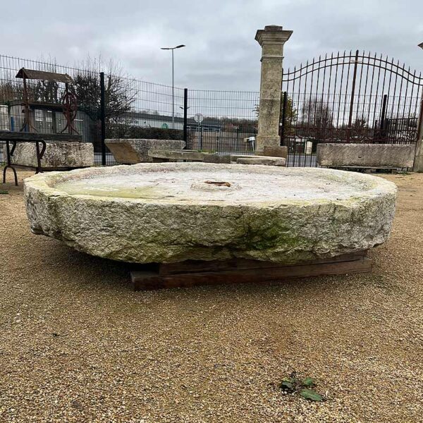 antique shallow stone pool