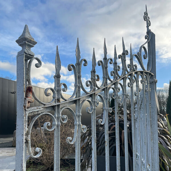 bars and spear tips antique gate