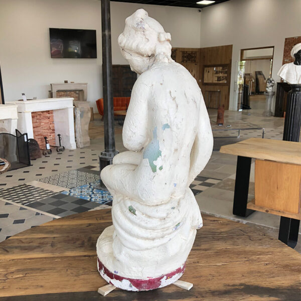 beautiful small woman statue composite