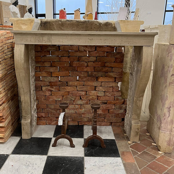 country house stone fireplace