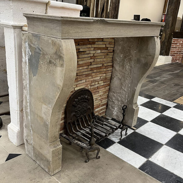 country stone fireplace