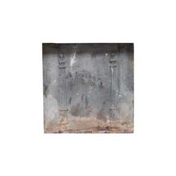 fireback with two pillar motif