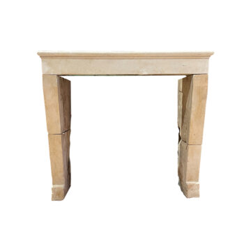 french antique fireplace Sarthois style