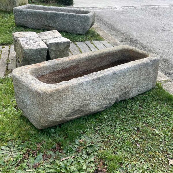 good sized granite trough