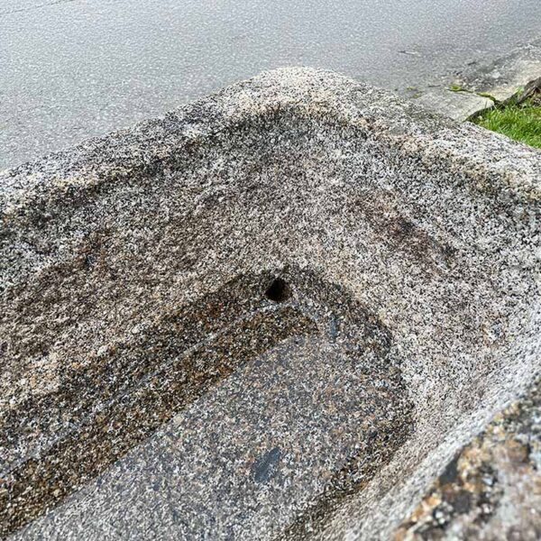 granite length with rounded end