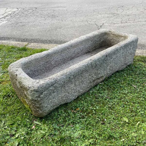 large antique antique trough