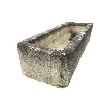large antique limestone trough