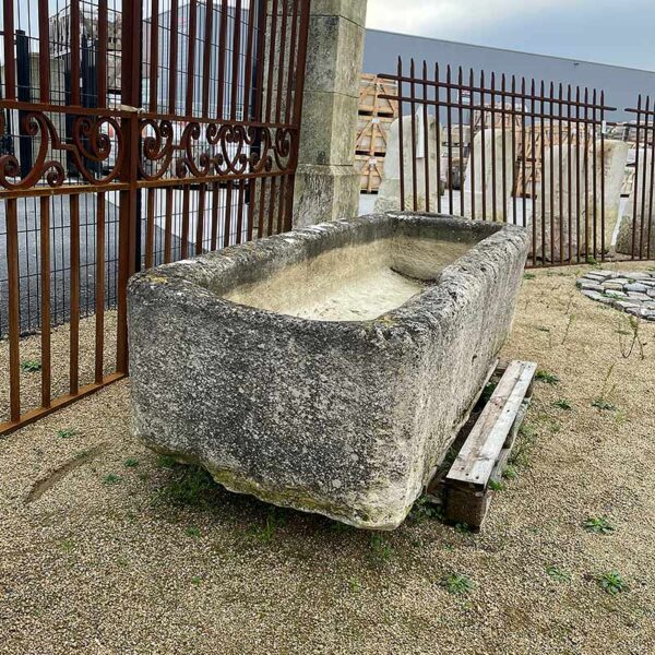 large reclaimed stone trough