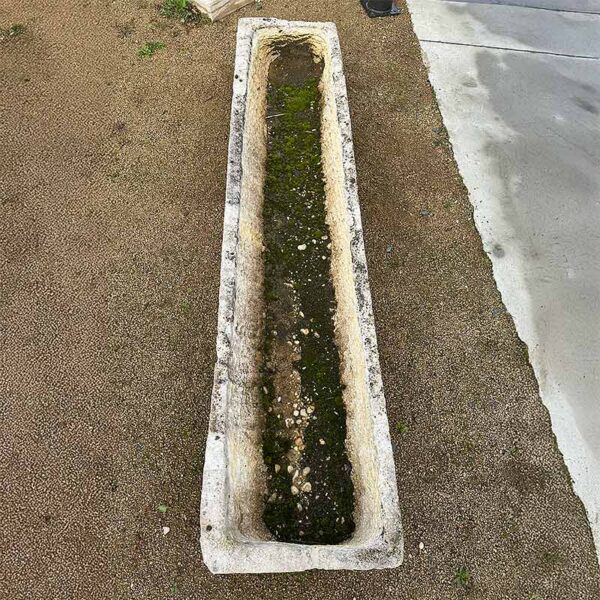 long antique trough limestone