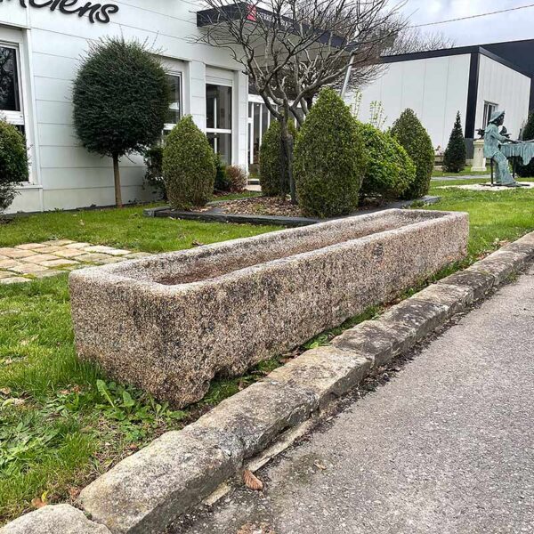 long stone granite trough
