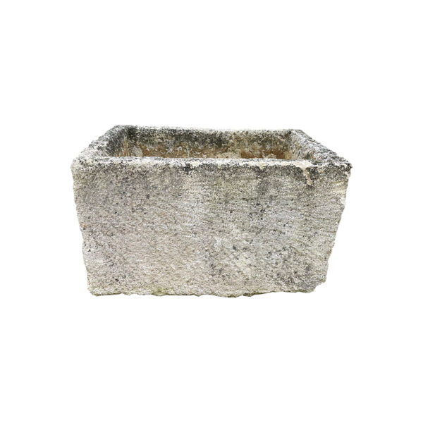 reclaimed rectangular stone trough