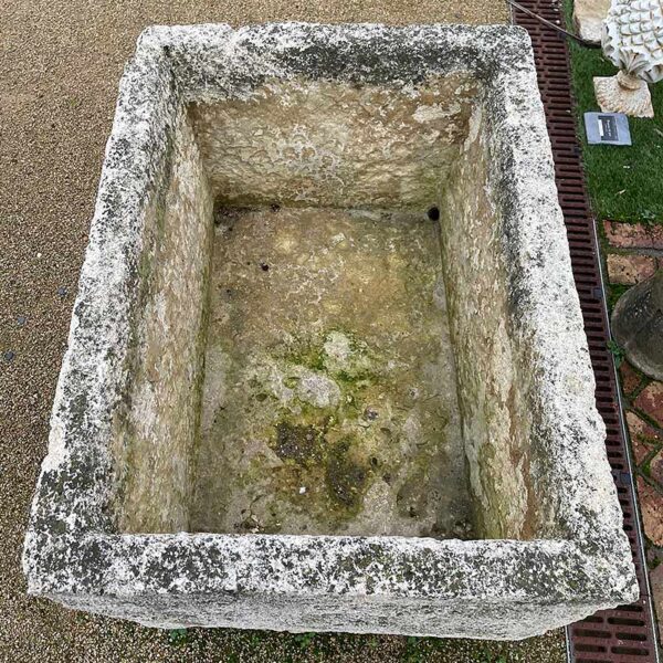 reclaimed stone trough