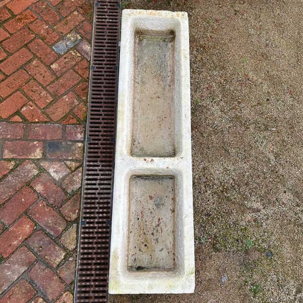reclaimed trough two basins