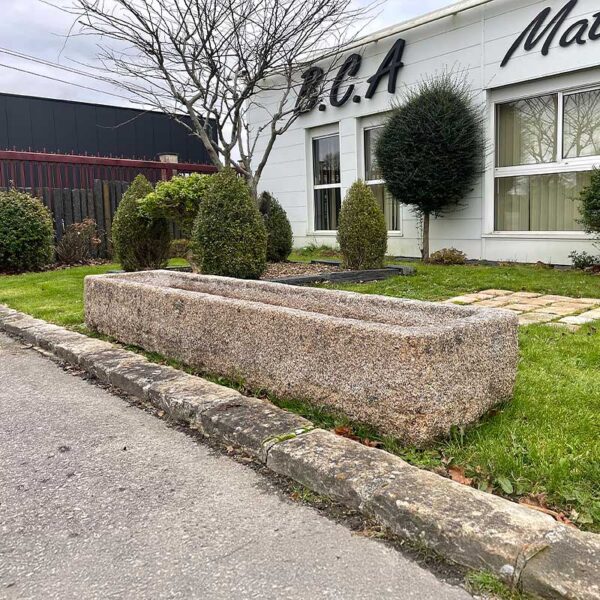 reclaimed trough with remarkable length