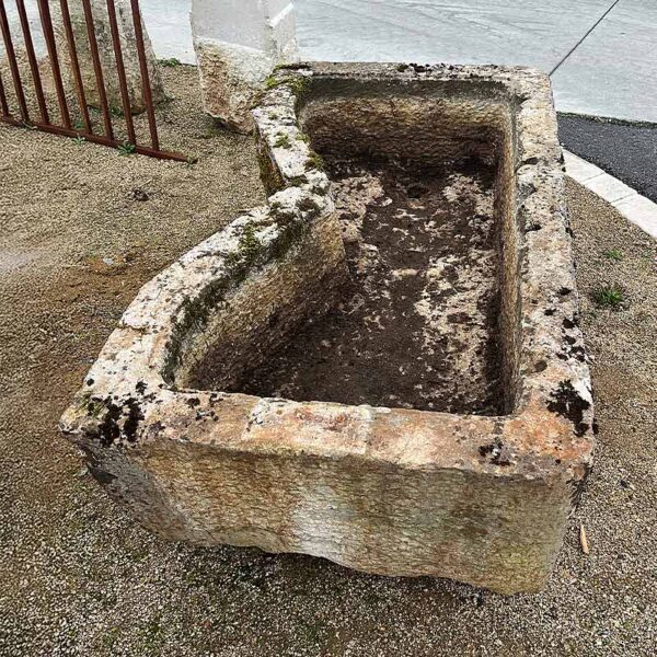 stone trough unusual shape